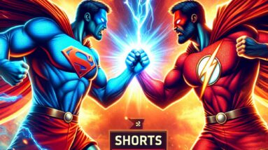 Superman vs. Shazam: Magic Fistfight Unfolds! #shorts