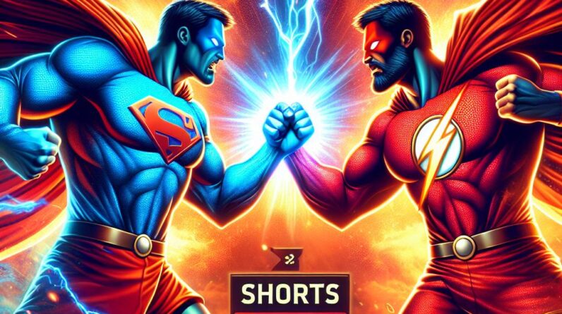 Superman vs. Shazam: Magic Fistfight Unfolds! #shorts