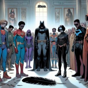 Justice League Betrayal: Heroes Mourn Batman, Track Raven! #shorts