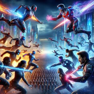 Justice League vs. Brainiac’s Nanotech & Clone Army! #shorts