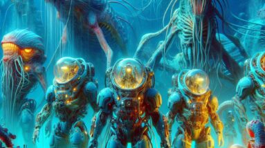 Alien Monsters & Robotic Suits: Underwater Mystery Unfolds! #shorts