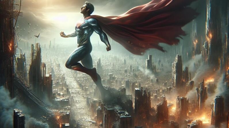 Superman’s FINAL BATTLE: Death and Sacrifice in Ruined City! #shorts