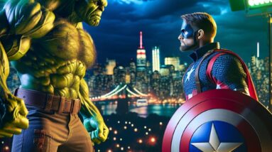 Hulk vs Captain America: EPIC SHOWDOWN! Who Will Win? #shorts