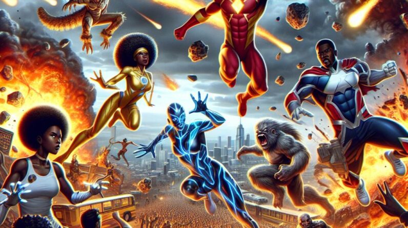 Superheroes Fighting Epic Apocalypse Chaos – What’s Happening?! #shorts