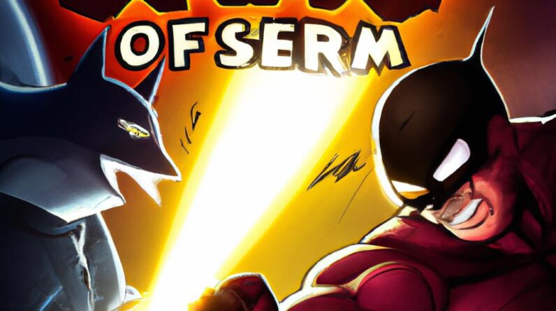 Batman Dodges Darkseid’s Omega Beam in Epic Battle! #shorts