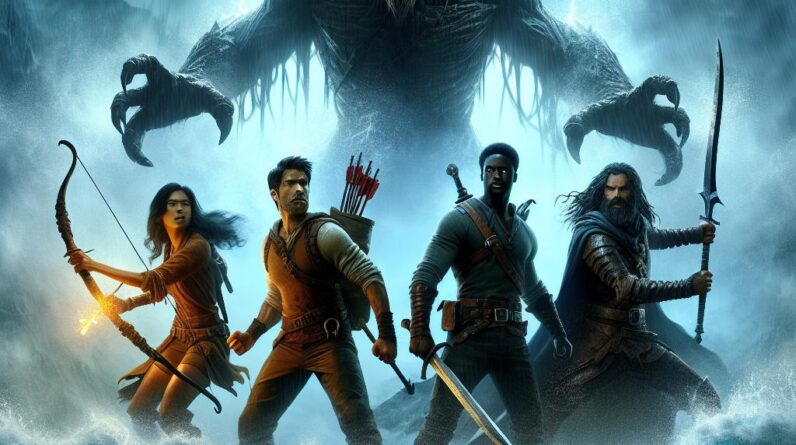 Four Heroes Face MONSTROUS Creature from the DEEP! #shorts