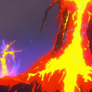 Superman vs Doomsday: Epic Lava Battle Erupts! #shorts