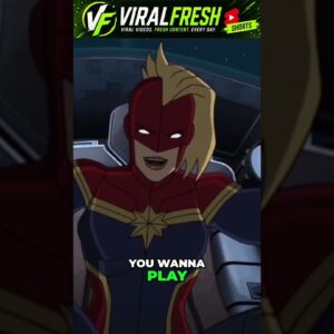 Captain Marvel’s EPIC Space Battle vs. Kree Aliens! #shorts