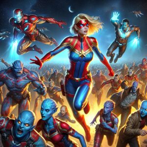 Captain Marvel Captured? Kree Aliens Attack Avengers! #shorts