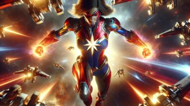 Captain Marvel VS Kree Drones: Universe’s Toughest Hero? #shorts