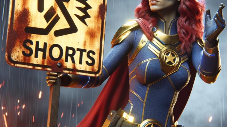 Captain Marvel’s Rusty Sign Language Saves the Day! #shorts