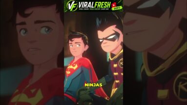 Superman & Robin Face Alien Invasion & Satellite Crash! #shorts