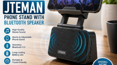 Our In-Depth Review of the JTEMAN Phone Stand with Bluetooth Speaker