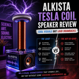 ALKISTA Tesla Coil Speaker Review: Cool Visuals but Loud Drawbacks