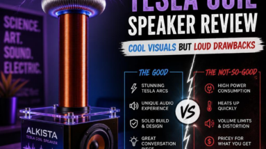 ALKISTA Tesla Coil Speaker Review: Cool Visuals but Loud Drawbacks