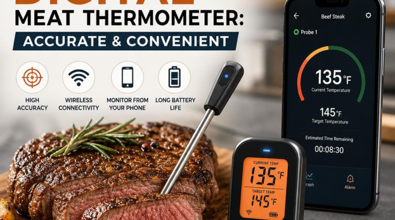 Our Review of the Wireless Digital Meat Thermometer: Accurate & Convenient