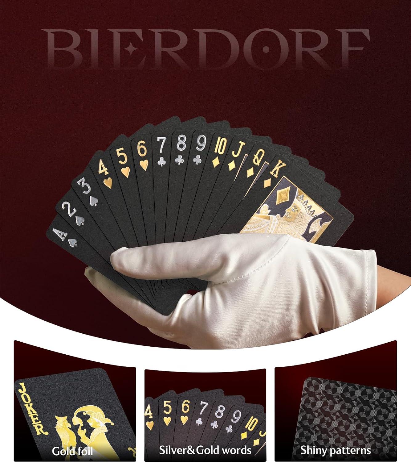 Our Review of BIERDORF Diamond Waterproof Black Poker Cards Our Review of BIERDORF Diamond Waterproof Black Poker Cards