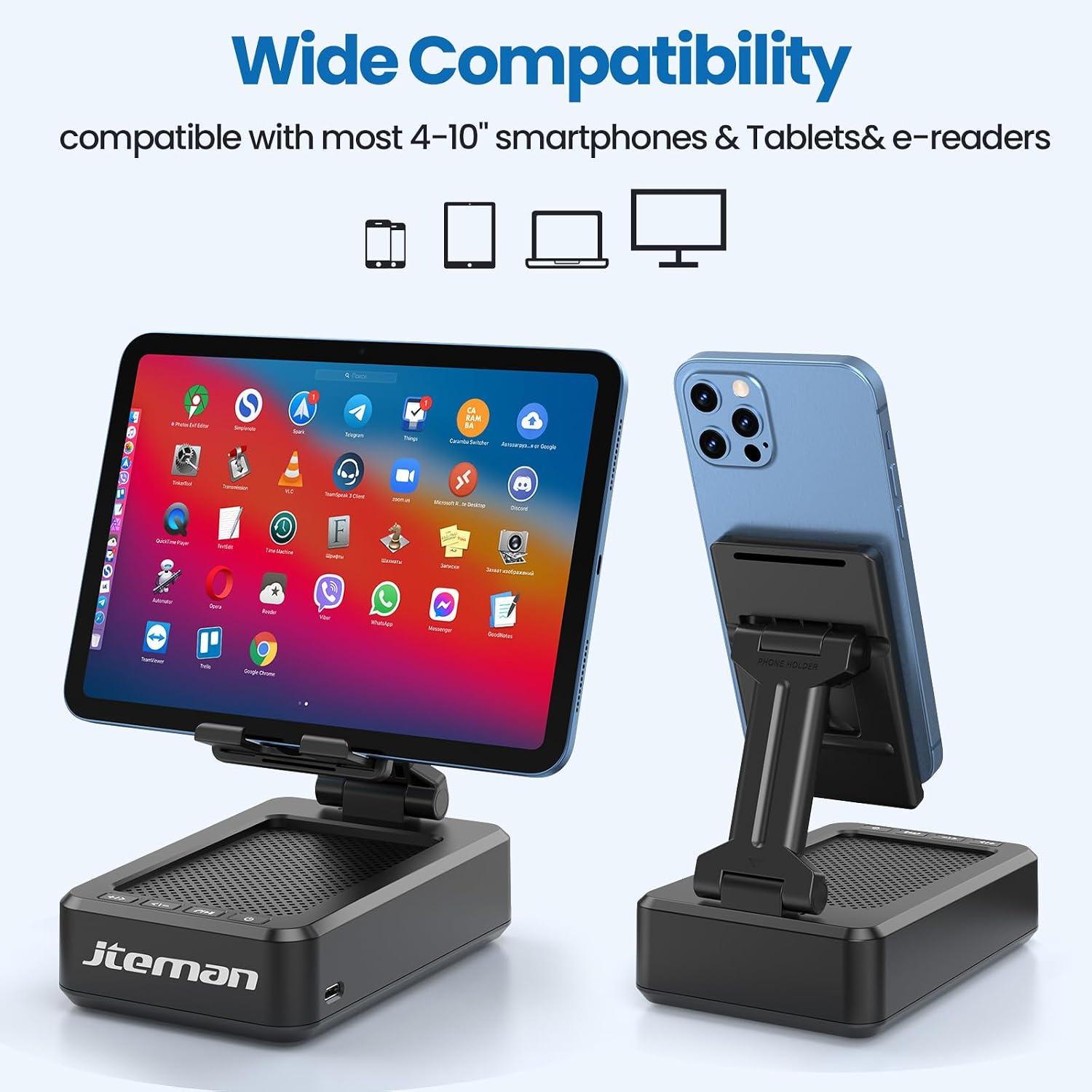 Our In-Depth Review of the JTEMAN Phone Stand with Bluetooth Speaker Our In-Depth Review of the JTEMAN Phone Stand with Bluetooth Speaker