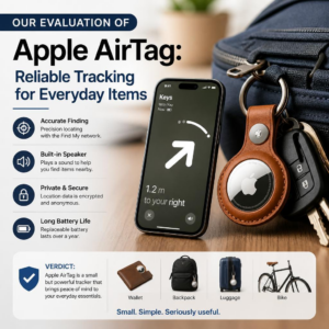 Our Evaluation of Apple AirTag: Reliable Tracking for Everyday Items
