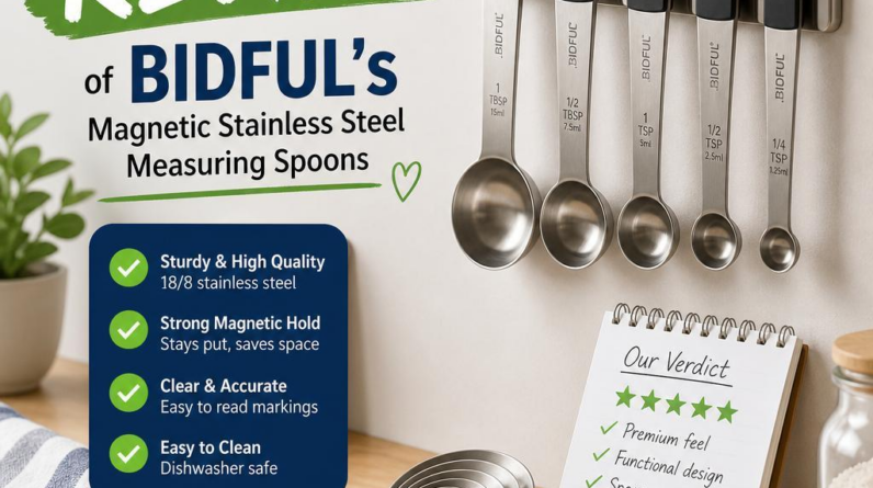 Our Honest Review of BIDFUL’s Magnetic Stainless Steel Measuring Spoons
