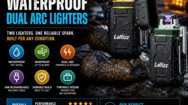 Our Evaluation of the Laffizz 2 Pack Waterproof Dual Arc Lighters