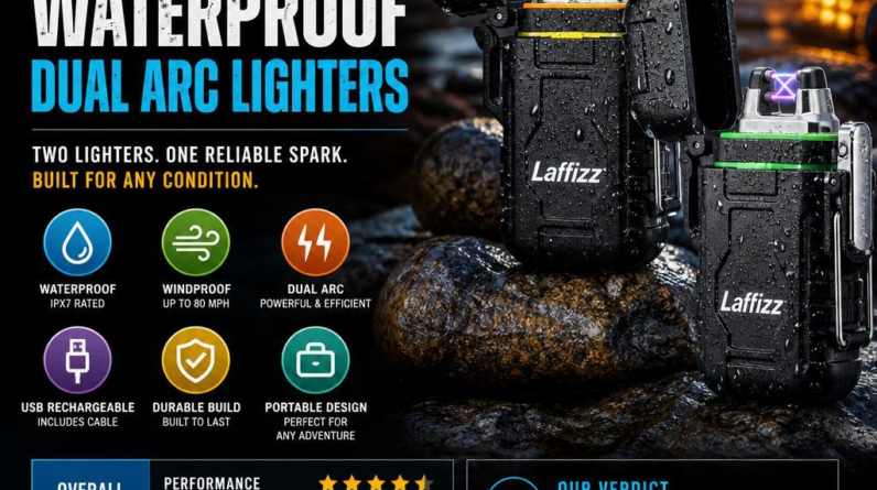 Our Evaluation of the Laffizz 2 Pack Waterproof Dual Arc Lighters