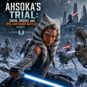 Ahsoka’s Trial: Snow, Droids, and Epic Lightsaber Battles! #shorts