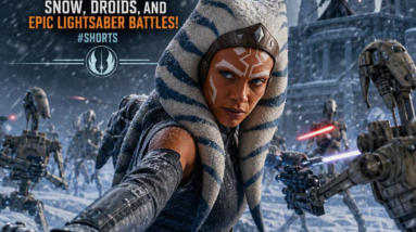 Ahsoka’s Trial: Snow, Droids, and Epic Lightsaber Battles! #shorts