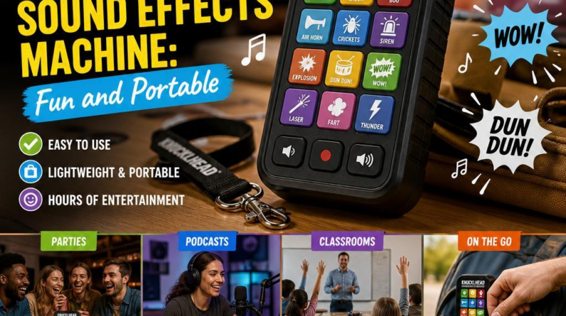 Our Review of the KNUCKLHEAD Sound Effects Machine: Fun and Portable