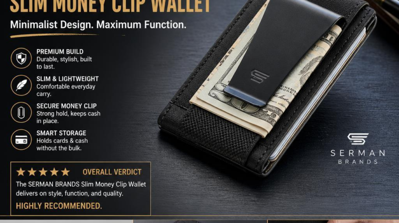Our In-Depth Review of the SERMAN BRANDS Slim Money Clip Wallet