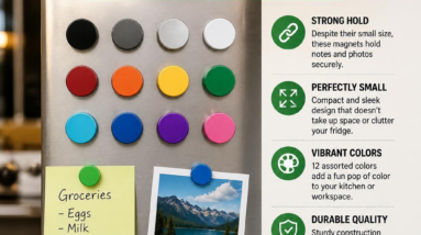 Our Review of LOVIMAG 12-Pack Strong, Small Fridge Magnets