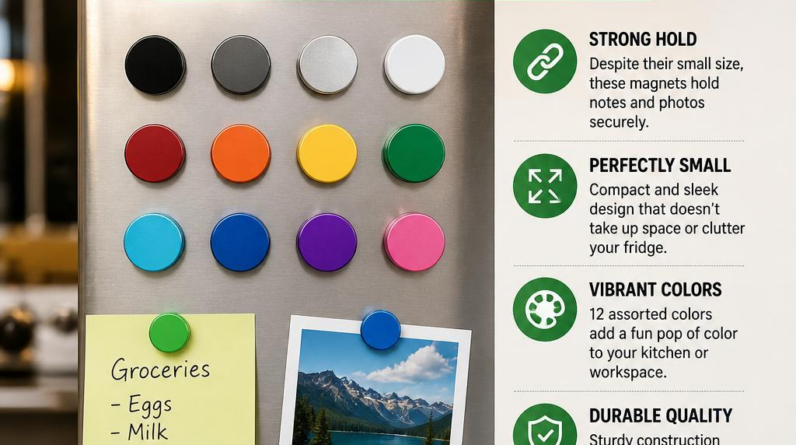 Our Review of LOVIMAG 12-Pack Strong, Small Fridge Magnets
