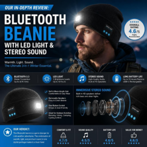 Our In-Depth Review: Bluetooth Beanie with LED Light & Stereo Sound