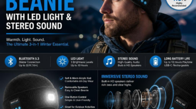 Our In-Depth Review: Bluetooth Beanie with LED Light & Stereo Sound