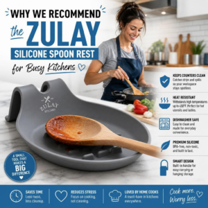 Why We Recommend the Zulay Silicone Spoon Rest for Busy Kitchens