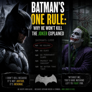 Batman’s One Rule: Why He Won’t Kill the Joker Explained