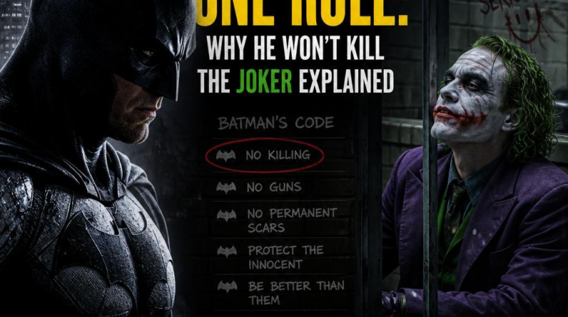 Batman’s One Rule: Why He Won’t Kill the Joker Explained