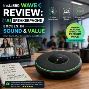 Insta360 Wave Review: AI Speakerphone Excels in Sound & Value