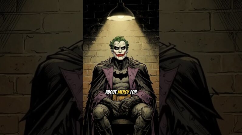 Why Batman Refuses to Kill the Joker: The Moral Line