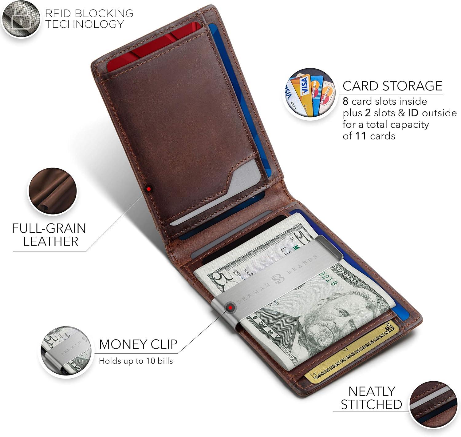 Our In-Depth Review of the SERMAN BRANDS Slim Money Clip Wallet Our In-Depth Review of the SERMAN BRANDS Slim Money Clip Wallet